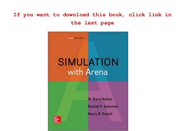 Simulation With Arena Pdf Download
